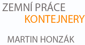 Zemní práce, výkopy, kontejnery